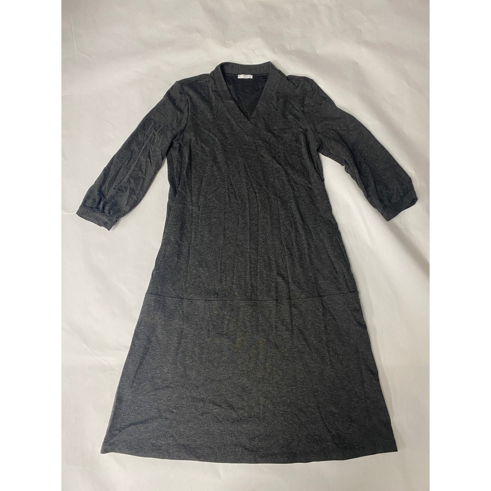 Peserico Easy Dress Women's Size 44 Italy Wool Blend Gray